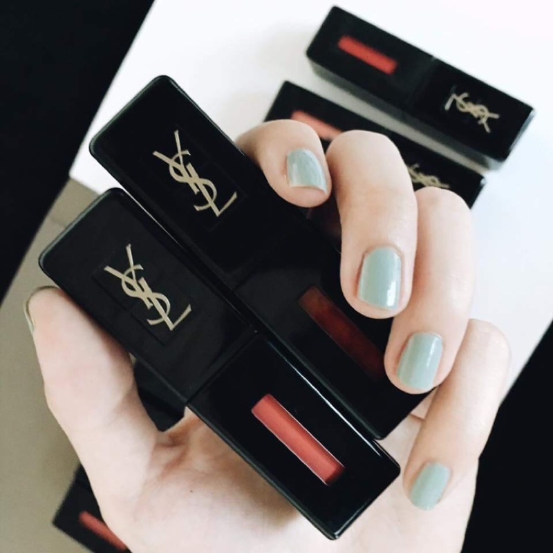 日本代購 YSL 黑管 奢華緞面漆光唇釉 裸粉間奏407 絲緞唇釉