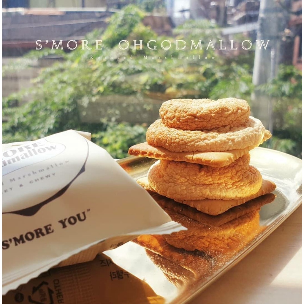 【現貨在台✖️快速出貨】最新效期 20入 韓國 S'MORE 棉花糖 餅乾 棉花糖餅乾  低糖 低卡