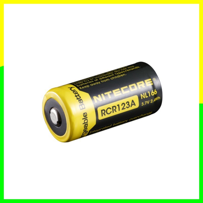 Nitecore Nl166 650mah 3 7v 16340 Rcr123a 保護板鋰電池 公司貨 蝦皮購物