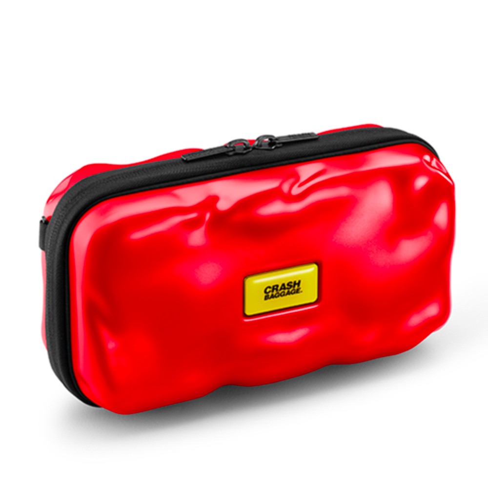 【義大利Crash Baggage】Mini Icon隨身包 紅色 斜背包 義大利設計 時尚指標