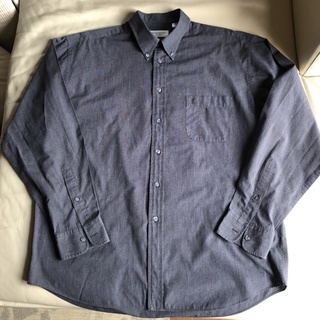 保證正品 YSL 灰黑色 長袖襯衫 size 42/16.5 適合XXL