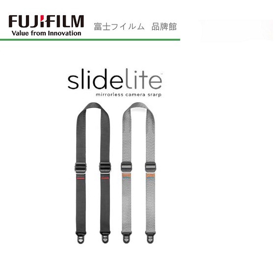 PEAK DESIGN  纖細版快裝神奇背帶 Slide Lite 沈穩黑 新款( 非富士聯名款)