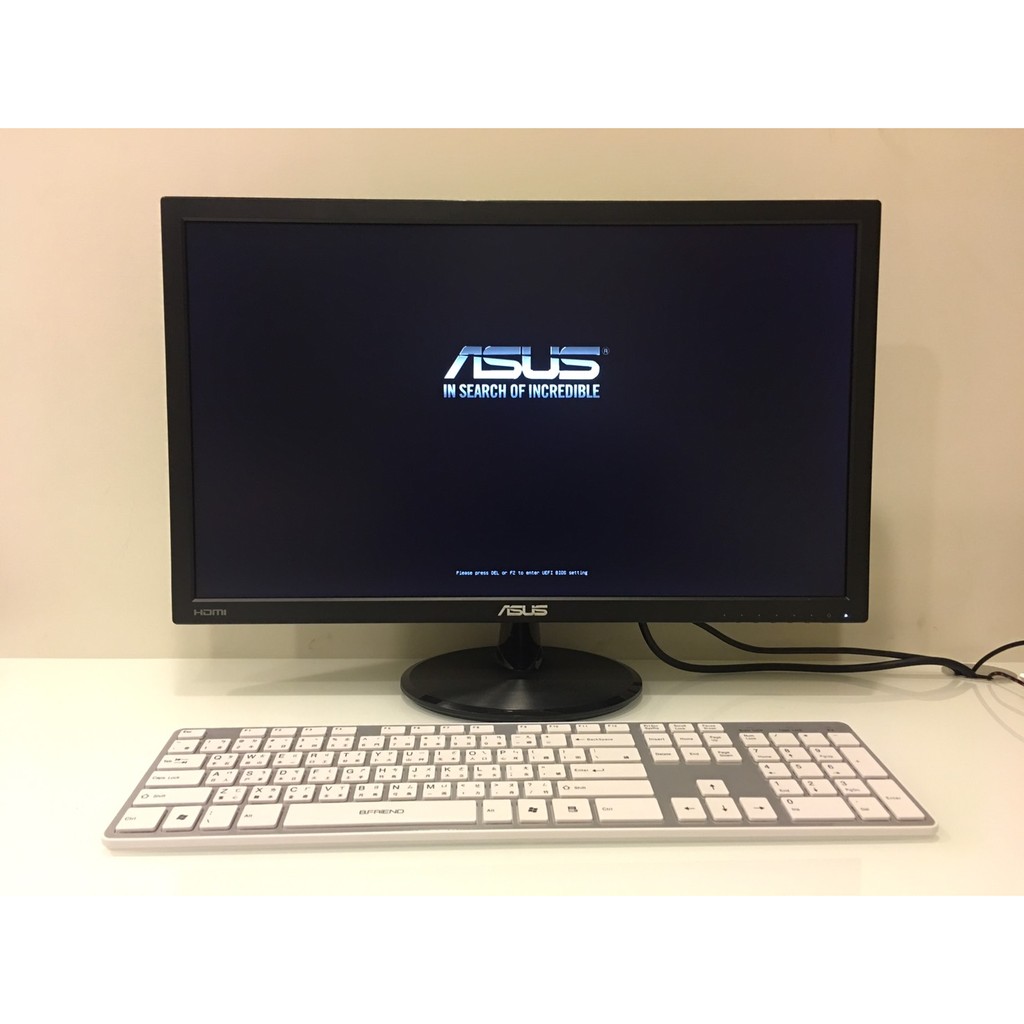ASUS VP247H 顯示器 24吋螢幕  1ms反應時間, 低藍光, 不閃屏