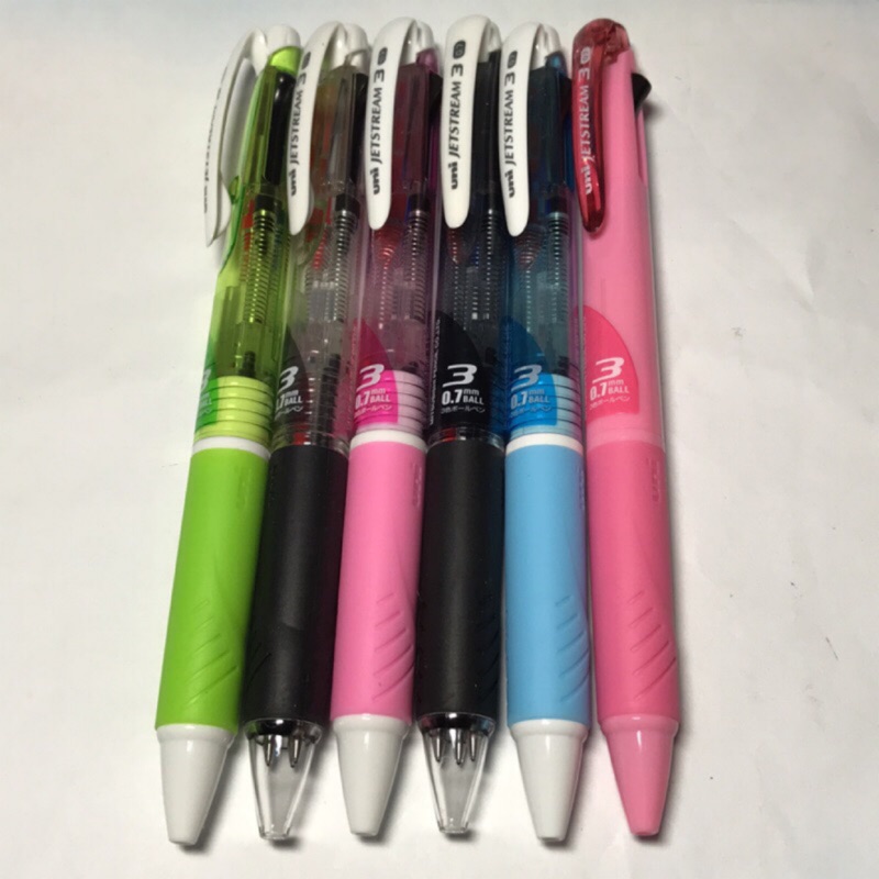 三菱uni Jetstream 3 3色溜溜筆sxe3 400 0 38mm 0 5mm 0 7mm 蝦皮購物