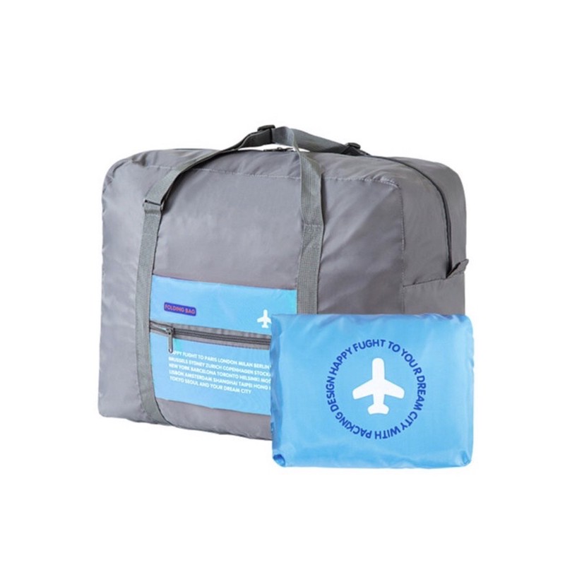 行李拉桿收納袋 防水可折疊  旅行收納包 大容量32L 套桿防水旅行袋 單肩飛機包 行李袋行李包 手提包