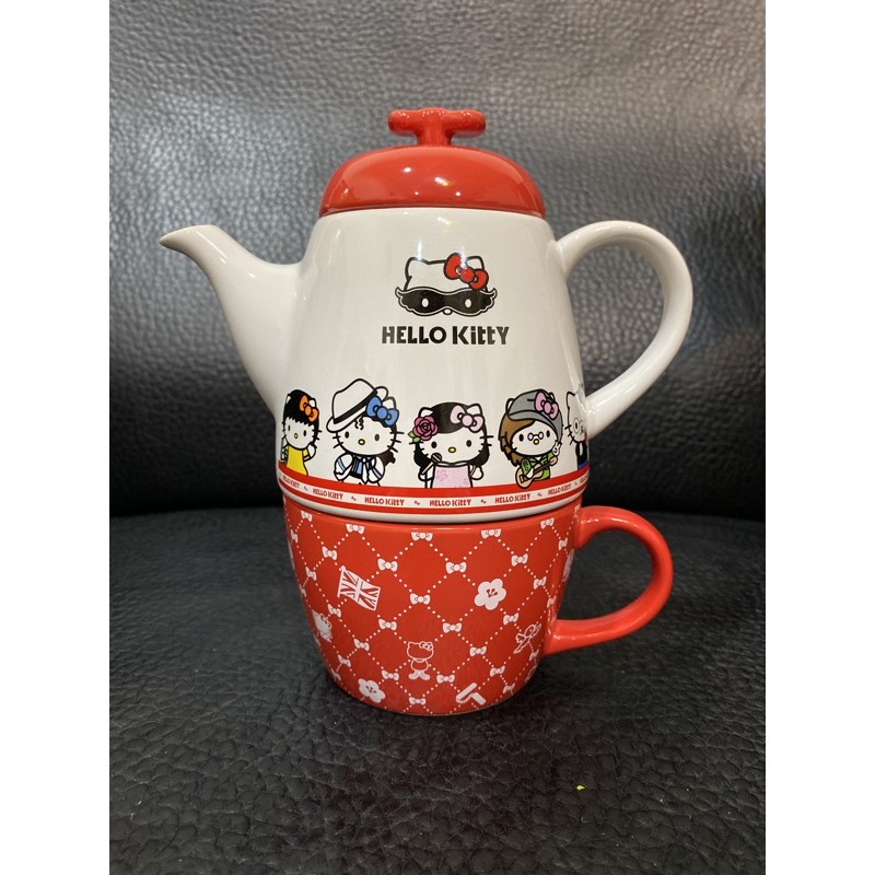 （全新品）🌟Hello Kitty 下午茶杯壺組 經典偶像變裝系列💕💕