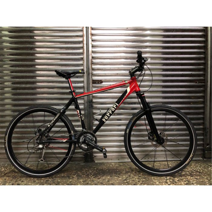 【台北二手腳踏車買賣】法拉利 Colnago Ferrari CX-50 半碳纖維腳踏車 中古登山車 碟煞19吋 M號