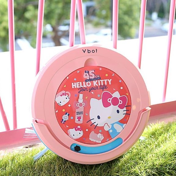 【現貨】【Vbot】Hello Kitty 45週年限量典藏版 R8自動返航智慧型掃吸擦地機器人