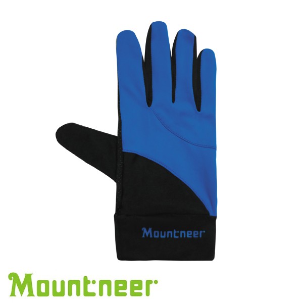 【Mountneer 山林 中性抗UV觸控手套 寶藍】11G01/觸控手套/觸控手機/手套/悠遊山水