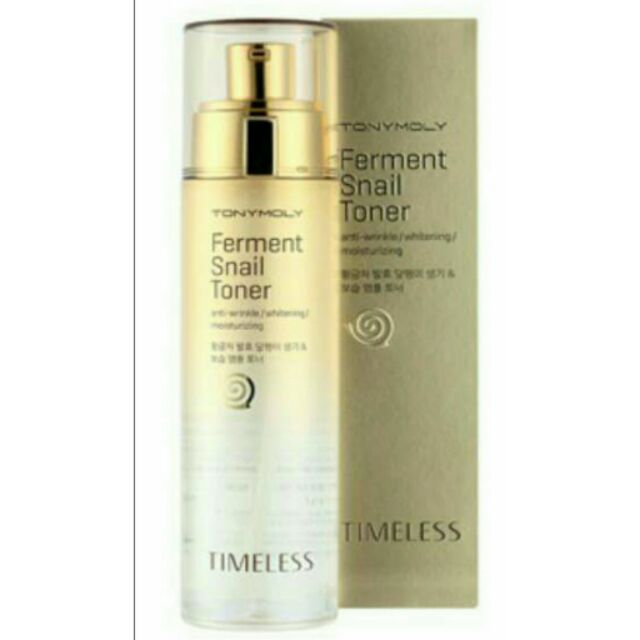 TONYMOLY 
FERMENT SNAIL TONER 140ml
黄金綠茶發酵蝸牛化妝水