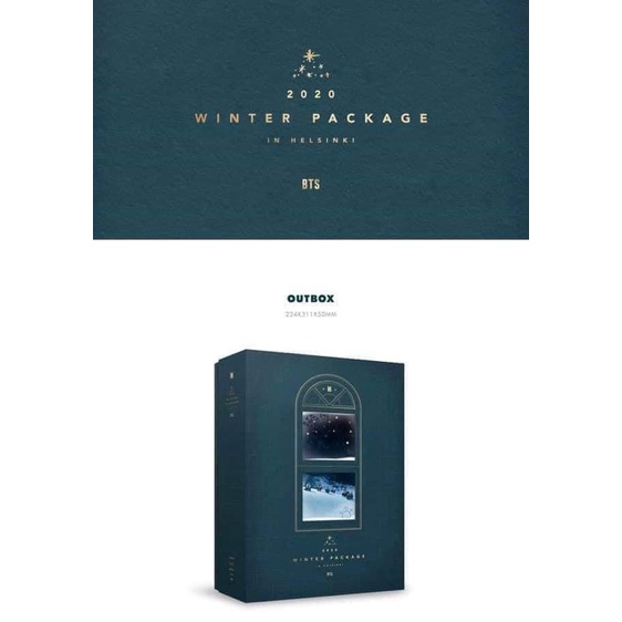 BTS 防彈少年團 2020 冬日寫真 winter package ☃️