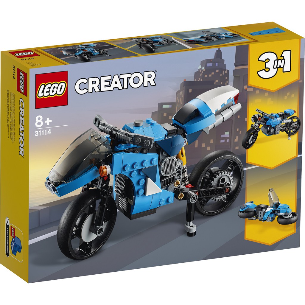 【台中翔智積木】LEGO 樂高 CREATOR 3in1系列 31114 超級摩托車