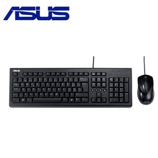 🌞摩卡普拉斯🌞 ASUS 華碩U2000 USB 有線鍵盤滑鼠組 (整組鍵盤+滑鼠)