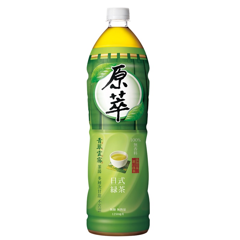 原萃 日式綠茶[箱購] 1250ml x 12【家樂福】