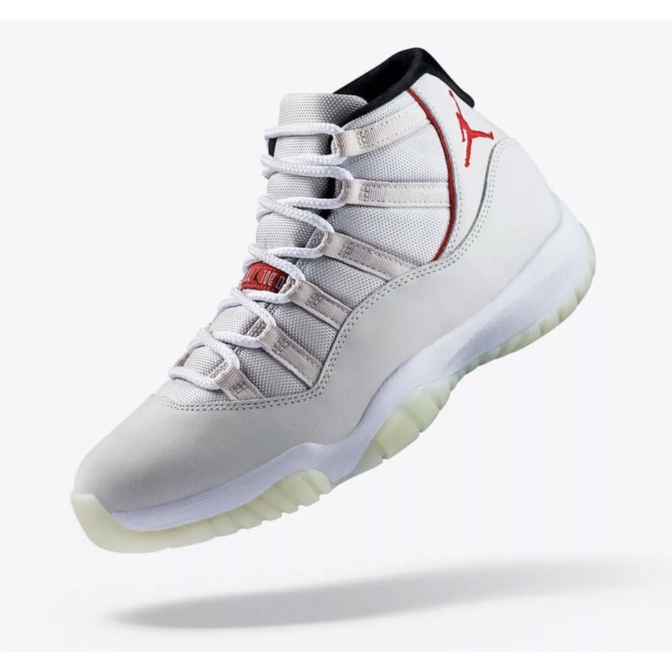 jordan 11 platinum red