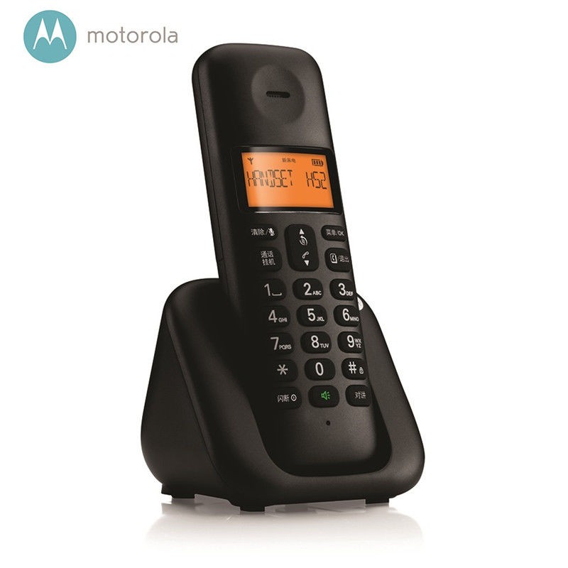 電話☏摩托羅拉T301C無繩電話機辦公子母機家用無線座機移動固話 單機