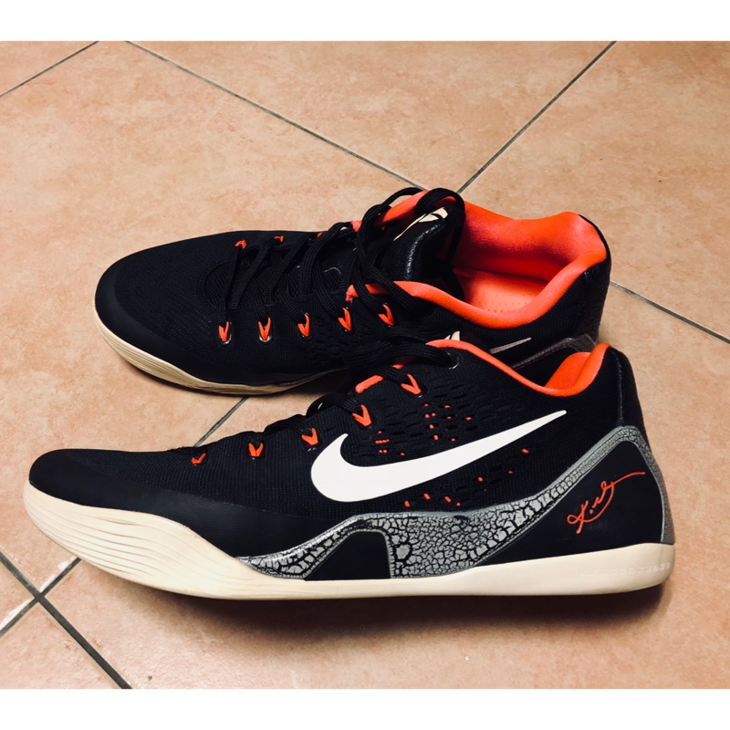 Kobe 9 正品 Nike 黑橘 運動鞋 籃球鞋