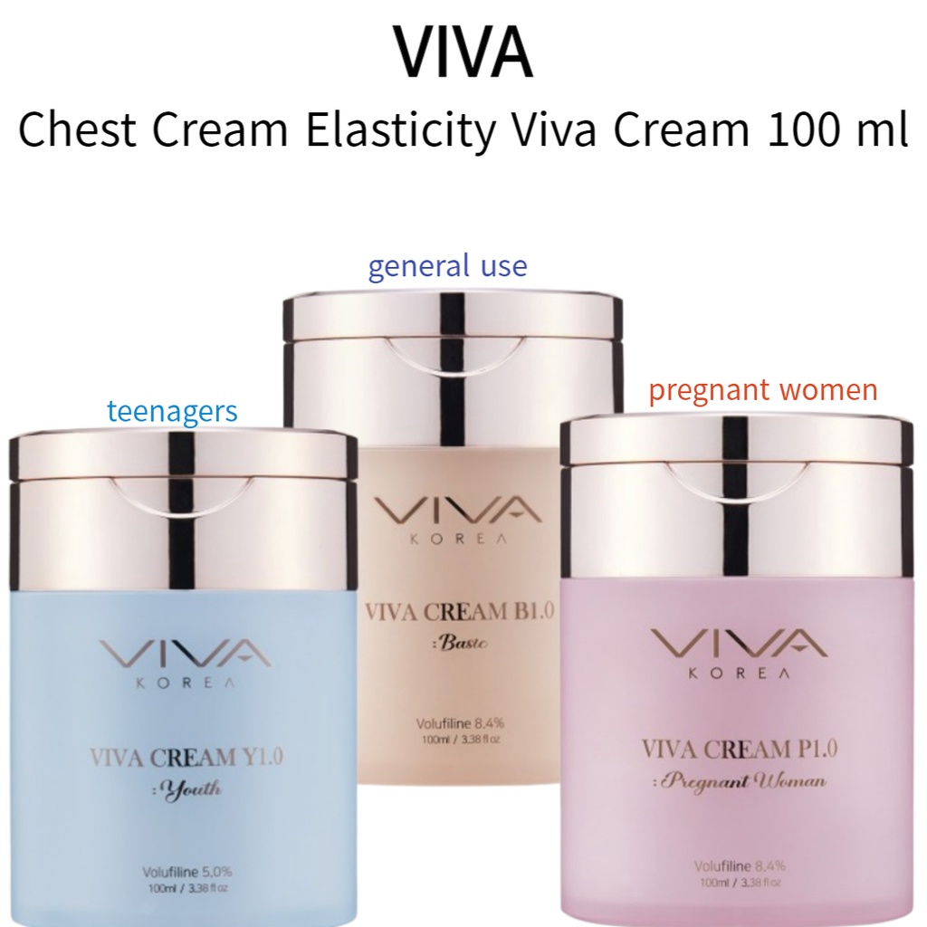 [Viva] 胸霜彈性 Viva 霜 100 毫升 / 一般 / 青年 / 孕婦 / 胸部按摩霜 / 韓國 / 韓國