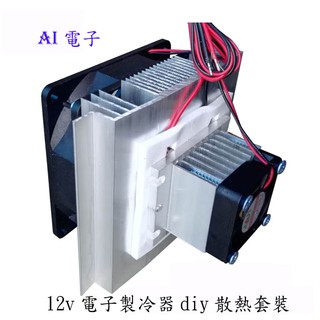 【AI電子】*12v電子製冷器diy散熱套裝半導體製冷片機組件