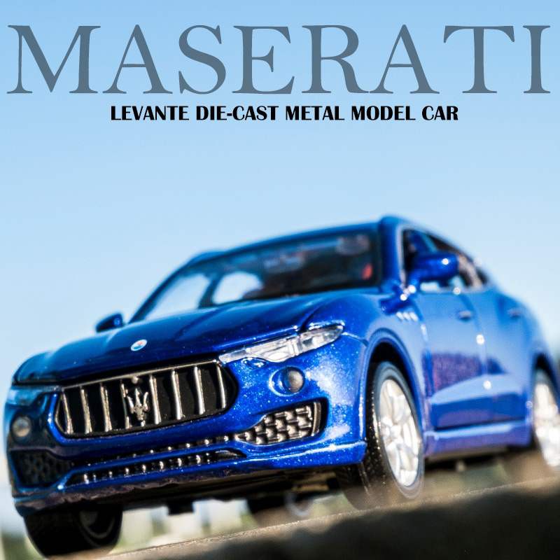 ╭。BoBo媽咪。╮天鷹模型 1:32 Maserati Levante 瑪莎拉蒂 萊萬特 六開門 聲光回力車