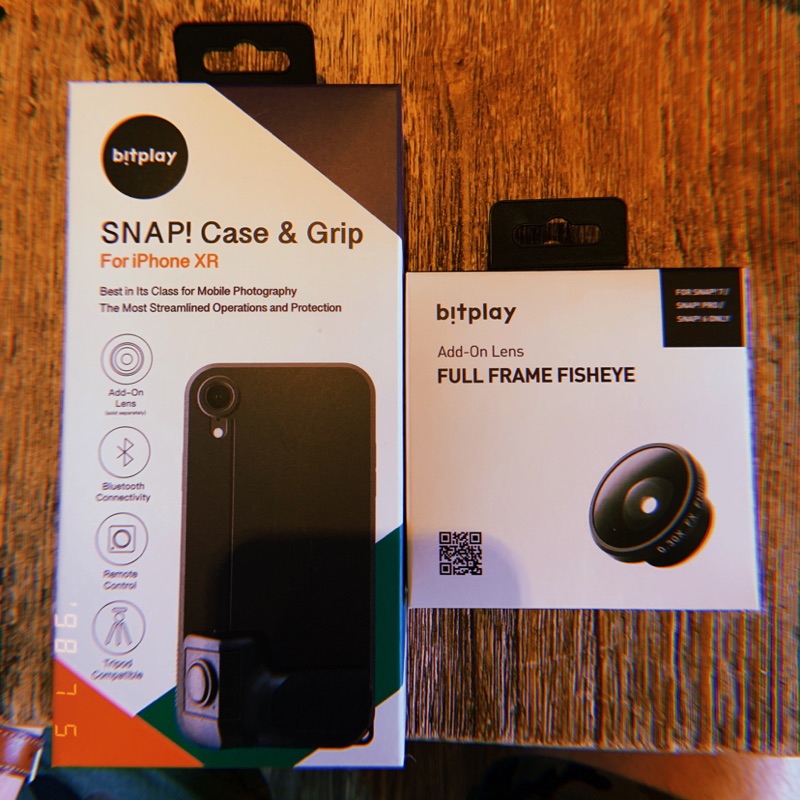 Bitplay SNAP! 照相手機殼 iPhone XR 防摔保護殼+藍芽相機把手+全幅魚眼 廣角