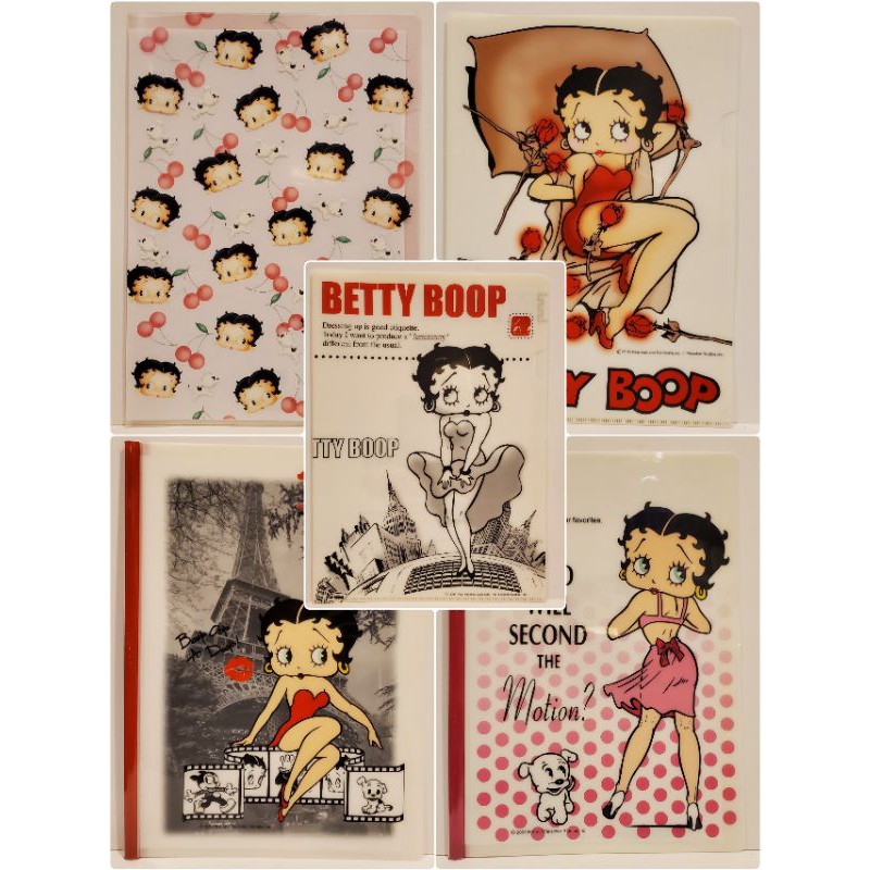 Betty Boop貝蒂娃娃~L型A4文件夾～每片