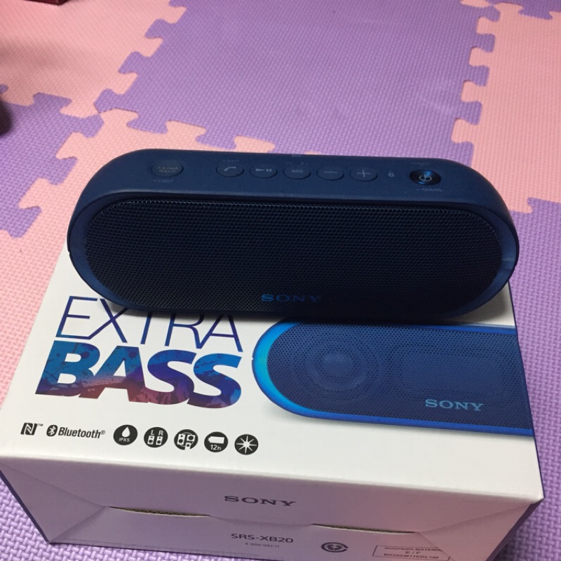 SONY EXTRA BASS SRS-XB20/音響/藍芽喇叭