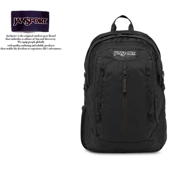 【紅心包包館】JANSPORT 後背包 TILDEN JS-43034 黑色