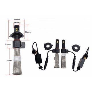 H4 (HS1) LED大燈 一對價 PHILIPS 飛利浦 LUXEON MZ 晶片 非 CREE XHP50 ML2