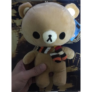 Rilakkuma 拉拉熊 經典圍巾款/Line熊/熊大/熊玩偶/填充娃娃/玩偶/公仔/禮物/擺飾/絨毛玩具