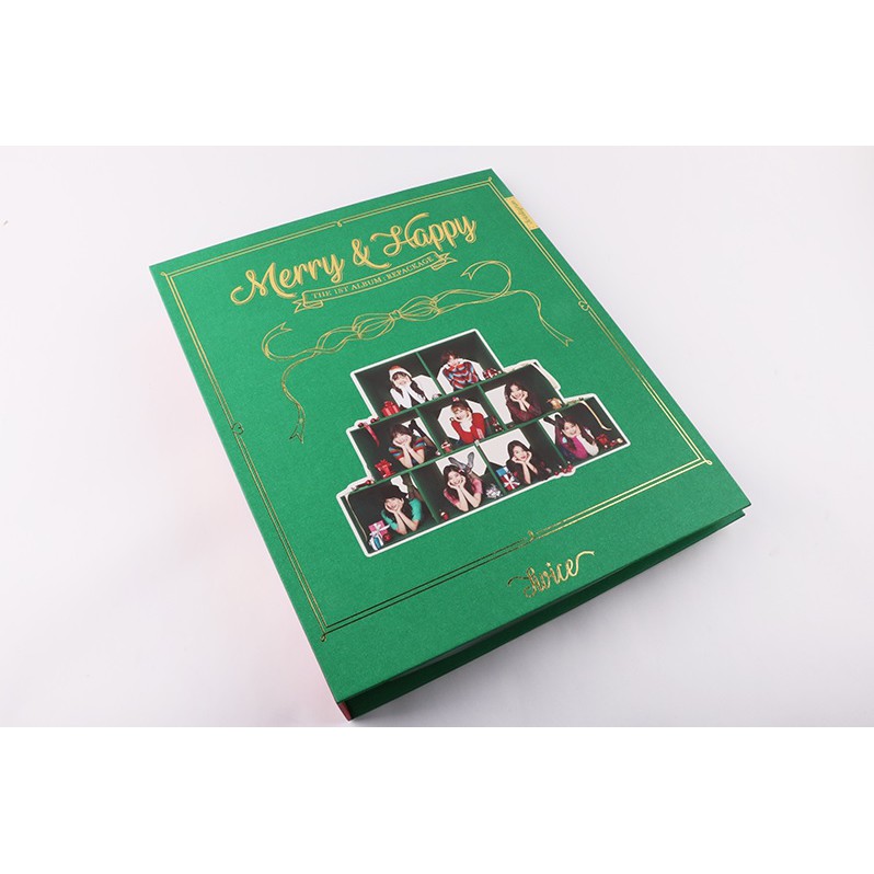 TWICE STORE OFFICIAL GOODS 官方 MERRY &amp; HAPPY 卡冊 小卡收藏夾 聖誕版 周邊