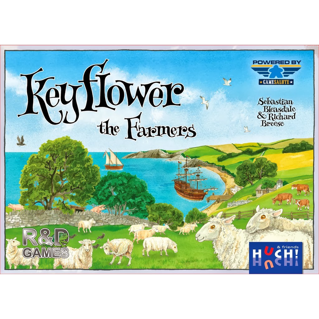 ~黑皮桌遊小舖~全新正版桌遊 大五月花號：農夫擴充 附全彩中規 Keyflower: The Farmers