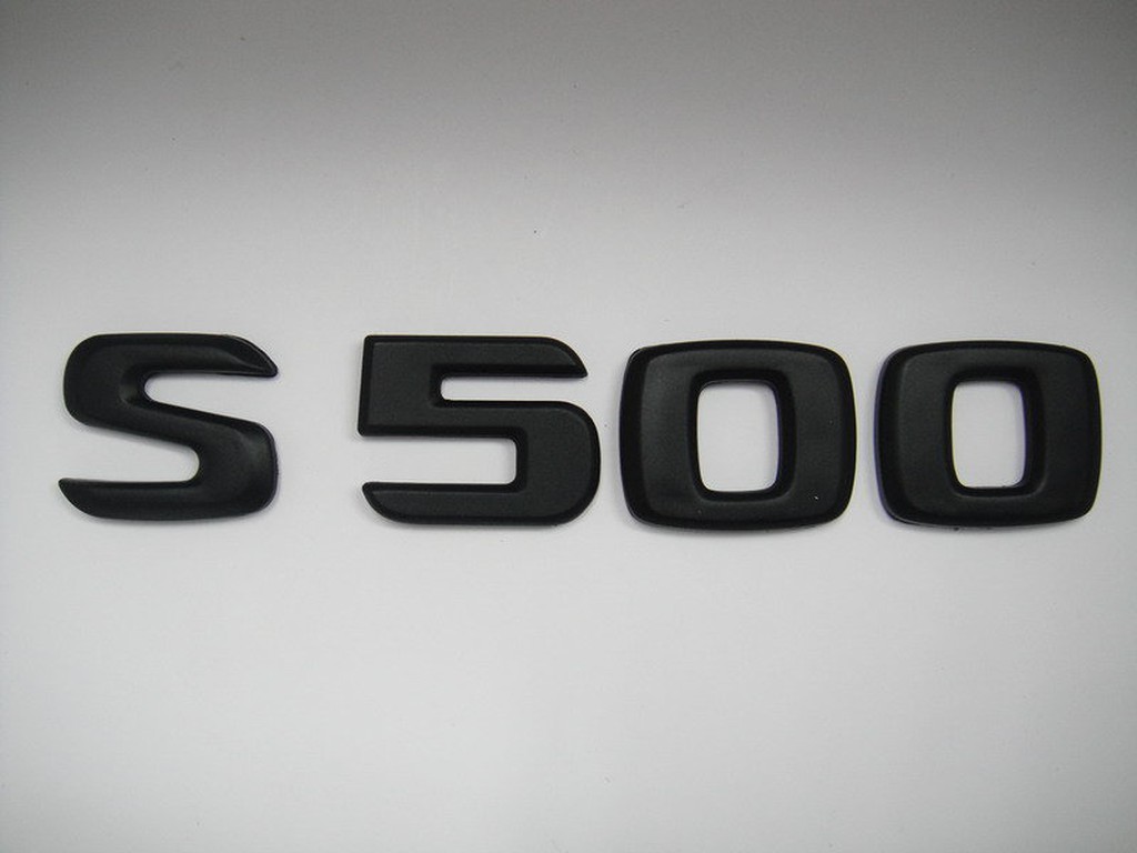 賓士 BENZ S class S 500 S500 後箱蓋 字標 字體 烤漆黑 消光黑 w220 w221 w140