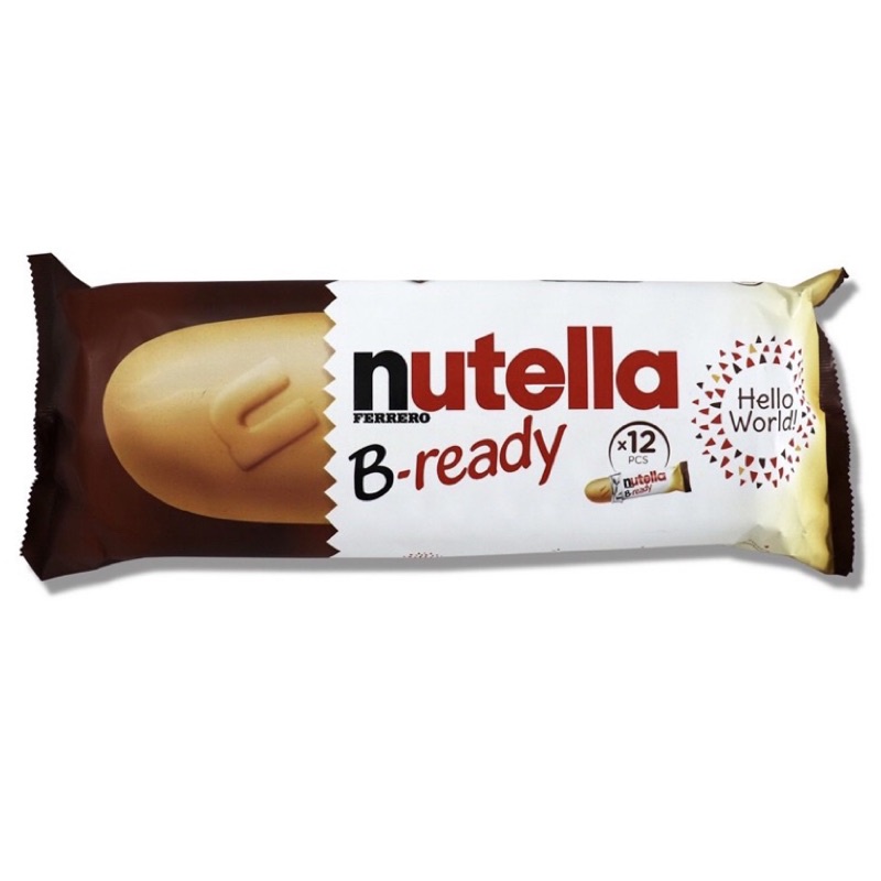 Nutella能多益 B-ready榛果巧克力威化餅 22gX12入