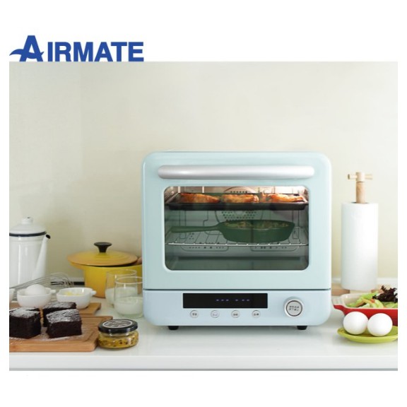 艾美特AIRMATE  20L旋風蒸氣烤箱KTF-12020 (湖水綠)