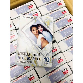 富士 instax 拍立得相機 拍立得底片 藍色大理石 空白底片 白邊 彩色底片 mini11 mini12 evo