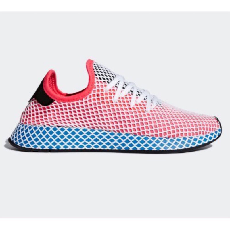 Adidas Originals Deerupt Runner CQ2624 紅藍網狀男鞋| 蝦皮購物