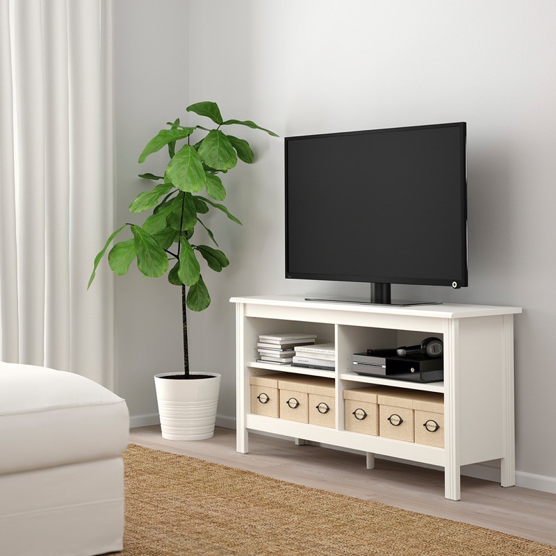 北歐工業LOFT風格經典IKEA宜家BRUSALI電視櫃/置物櫃邊櫃收納櫃層架/白色/二手八成新/特$1800