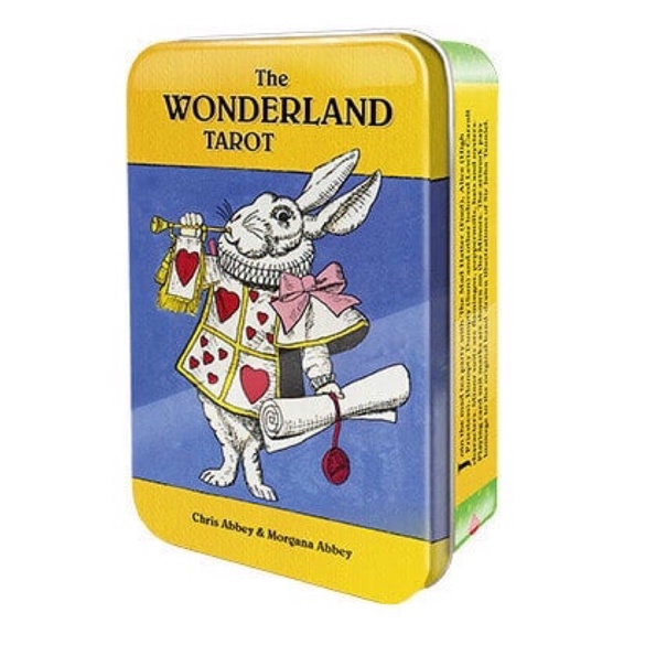 愛麗絲夢遊仙境塔羅錫鐵盒版｜The Wonderland Tarot In A Tin  贈電子中文翻譯