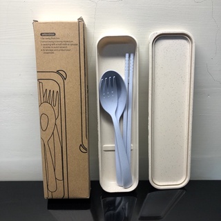 小麥/玉米 環保環保餐具 不鏽鋼餐具 勺子筷子 北歐風格餐具(不挑色)
