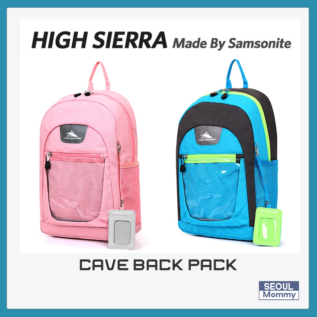 [HIGH Sierra] 洞穴兒童背包 Tas Sekolah Kanak 兒童 Samsonite 韓國露營迷你背包