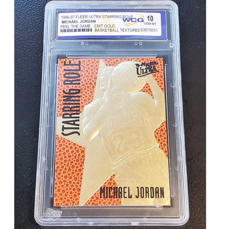 籃球之神 Michael Jordan 1997 Starring Roles 限量 23KT 球卡
