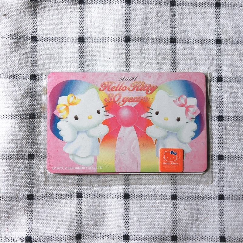 全新 2004年Hello Kitty 30週年紀念 悠遊卡