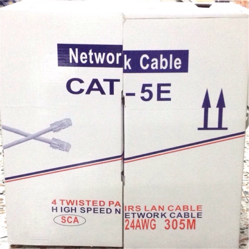 《整箱宅配含運》305米 100米 網路線 CAT-5E 24AWG