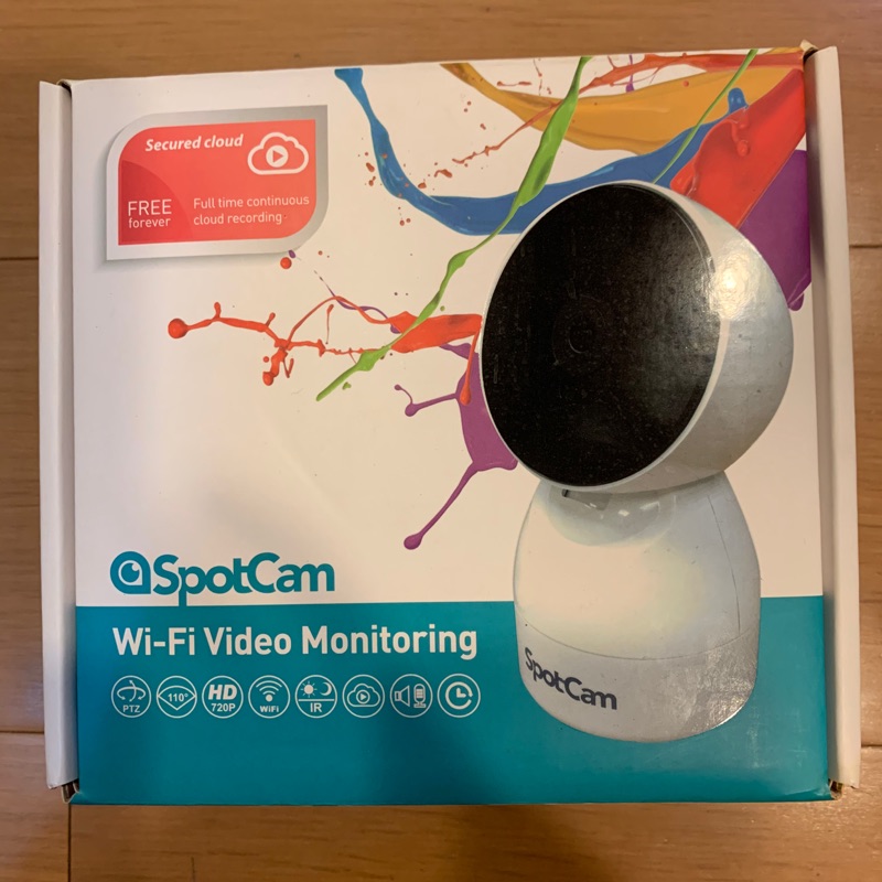 SpotCam WiFi Vedio Monitoring HD Eva全雲端可擺頭監控攝影機