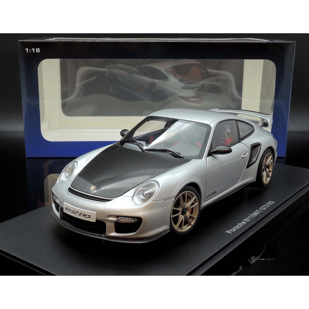 【M.A.S.H】現貨瘋狂價 Autoart 1/18 Porsche 911 (997) GT2 RS 2010 銀