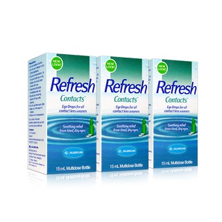 愛力根麗眼舒Allergan Refresh Contacts隱形眼鏡潤濕液(15ml)-X3X5X6量多價格優惠