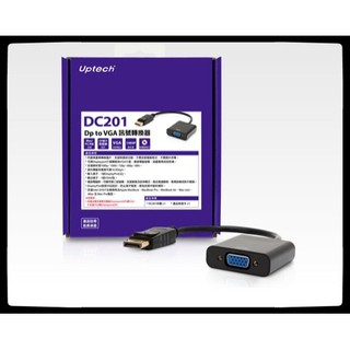 UPTECH DC201 DP to VGA訊號轉換器 / DC202 DP to HDMI 訊號轉換器
