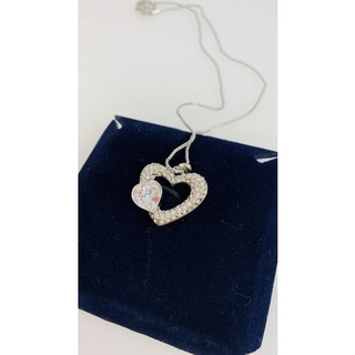Swarovski 施華洛世其 SWA INFINITY永恆浪漫加愛心項鏈 女生鎖骨鏈 短項鍊情人節生日禮物全新