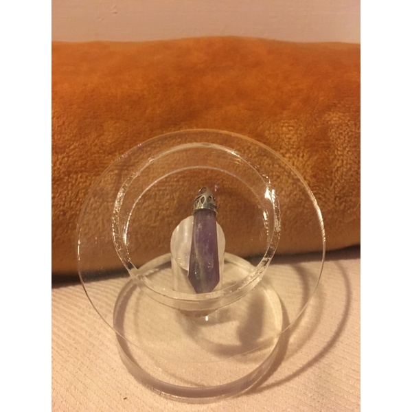 紫水晶 墜子 項鍊 可DIY